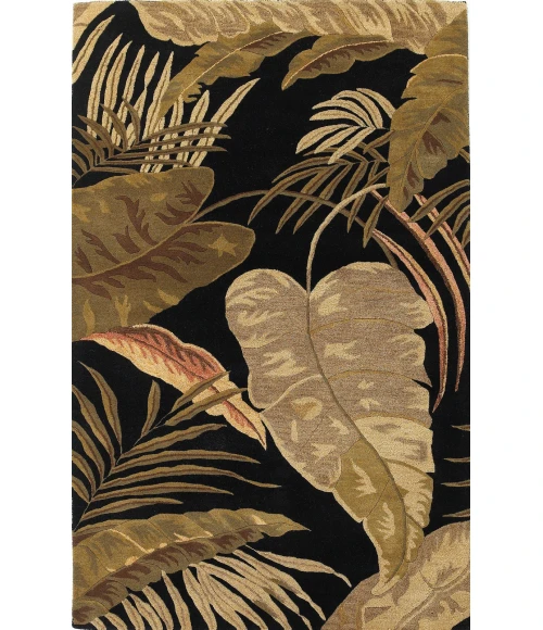 Kas Havana 2616 Midnight Rainforest Area Rug 30" X 50"