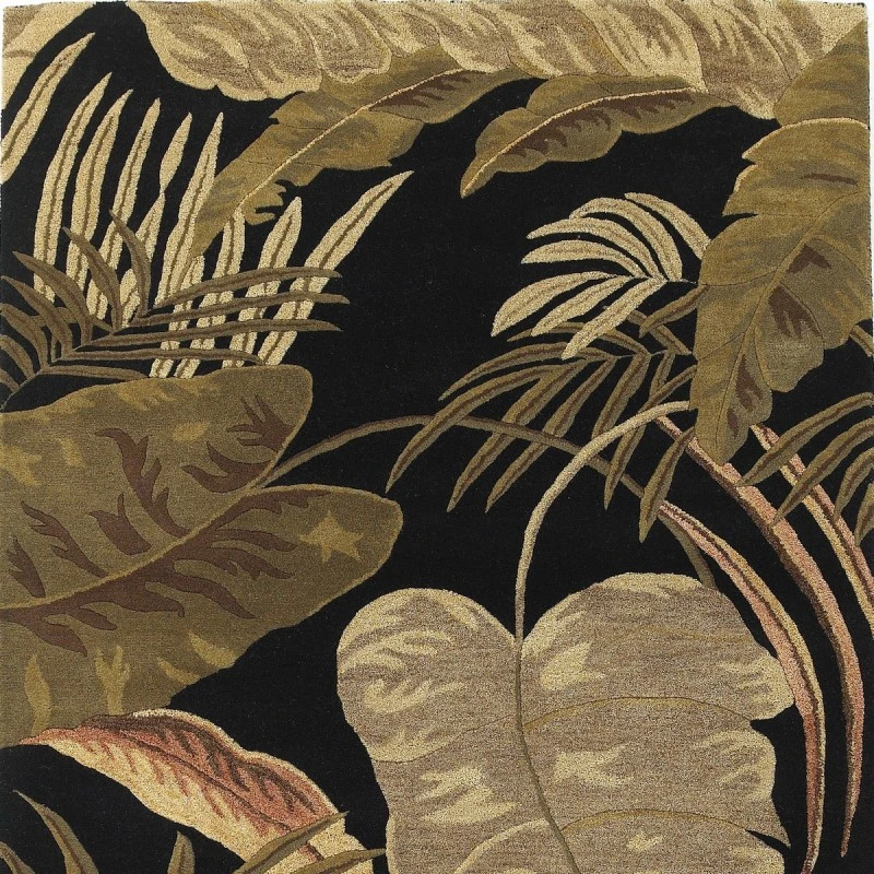Kas Havana 2616 Midnight Rainforest Area Rug 2'3" x 8' Runner