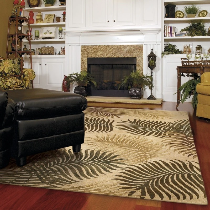 Kas Havana 2622 Natural Fern View Area Rug 30" X 50"