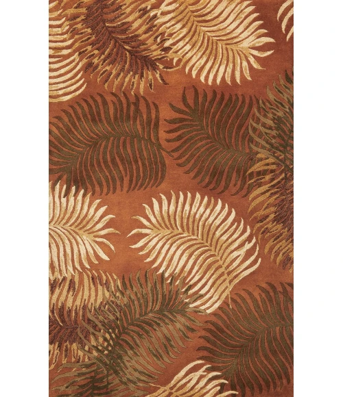 Kas Havana 2623 Rust Fern View Area Rug 30" X 50"