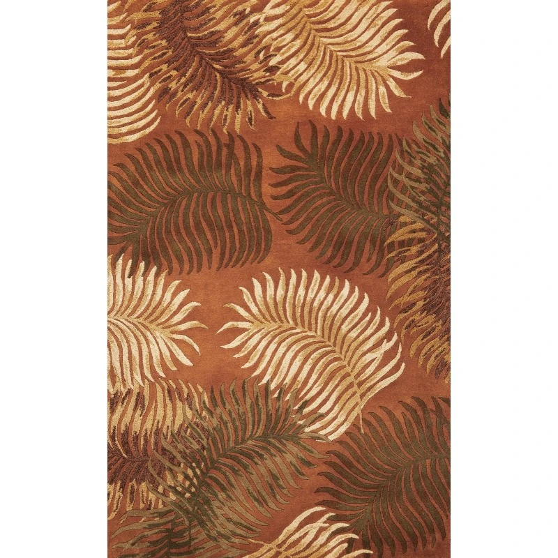 Kas Havana 2623 Rust Fern View Area Rug 2'3" x 8' Runner