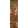 Kas Havana 2623 Rust Fern View Area Rug 2'3" x 8' Runner