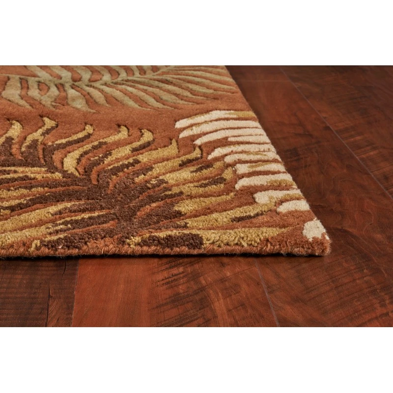 Kas Havana 2623 Rust Fern View Area Rug 2'3" x 8' Runner