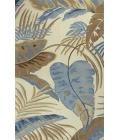 Kas Havana 2624 Ivory/Blue Rainforest Area Rug 30" X 50"