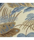 Kas Havana 2624 Ivory/Blue Rainforest Area Rug 30" X 50"