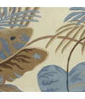 Kas Havana 2624 Ivory/Blue Rainforest Area Rug 30" X 50"