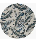 Kas Havana 2626 Grey/Blue Tropics Area Rug 5' X 8'