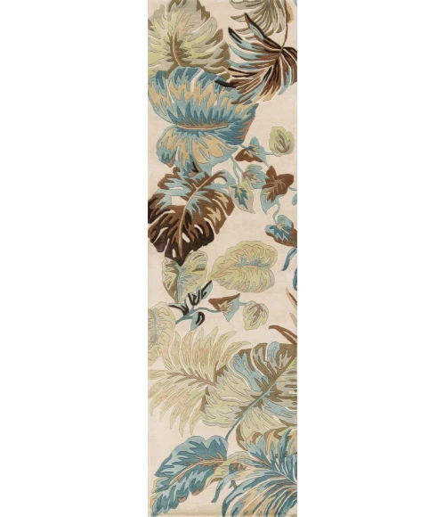 Kas Havana 2630 Ivory/Blue Oasis Area Rug 30" X 50"