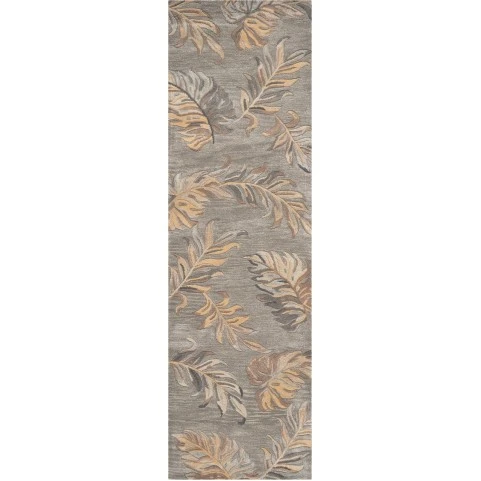 Kas Havana 2639 Grey Palms Area Rug 3'3" x 5'3"