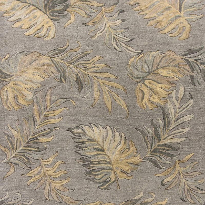 Kas Havana 2639 Grey Palms Area Rug 3'3" x 5'3"
