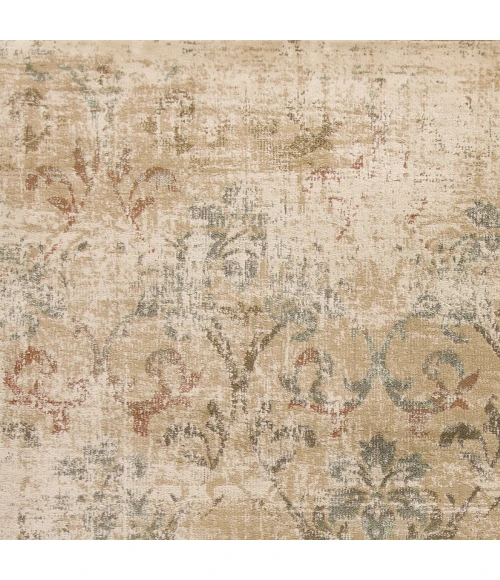 Kas Heritage 9351 Champagne Damask Area Rug 7'7" x 10'10"