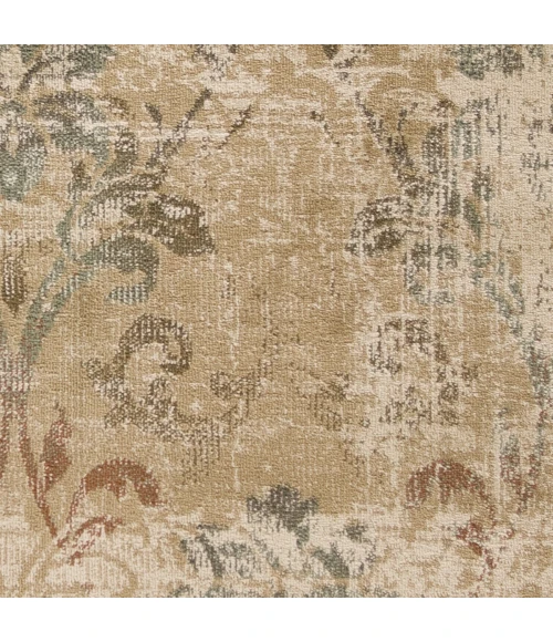 Kas Heritage 9351 Champagne Damask Area Rug 7'7" x 10'10"