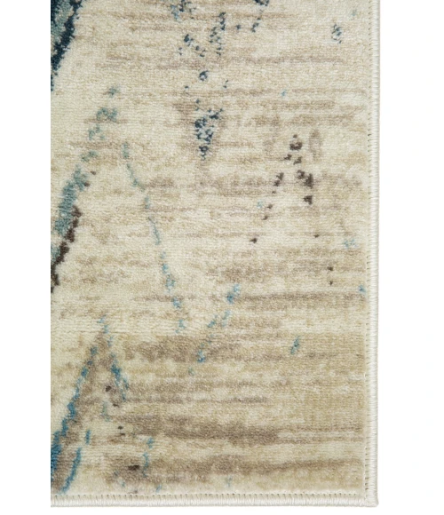 Kas Heritage 9364 Ivory/Blue Chevron Area Rug 7'7" x10'10"