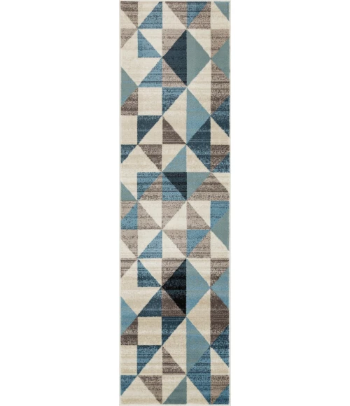 Kas Heritage 9365 Blue/Grey Scope Area Rug 7'7" x10'10"