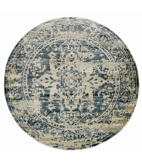 Kas Heritage 9367 Ivory/Blue Elegance Area Rug 7'7" x10'10"