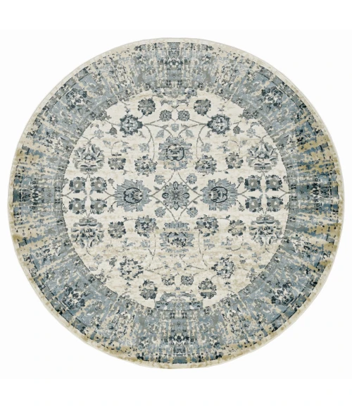 Kas Heritage 9368 Ivory/Blue Traditions Area Rug 7'7" x10'10"