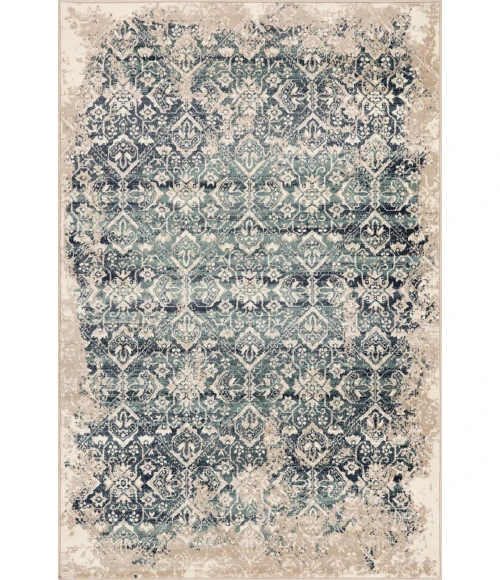 Kas Heritage 9372 Ivory/Blue Anna Area Rug 7'7" x 7'7"RO