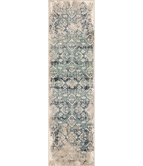 Kas Heritage 9372 Ivory/Blue Anna Area Rug 7'7" x 7'7"RO