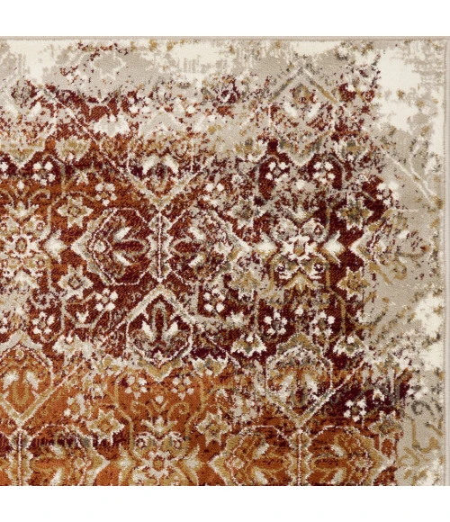 Kas Heritage 9373 Ivory/Rust Anna Area Rug 5'3" x 7'8"