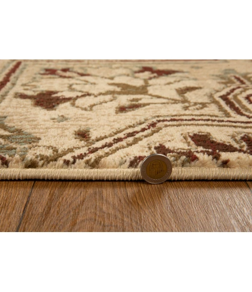 Kas Heritage 9374 Ivory/Blue Medallion Area Rug 5'3" x 7'8"