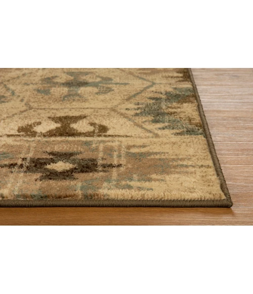 Kas Heritage 9375 Ivory/Blue Southwest Area Rug 7'7" x10'10"