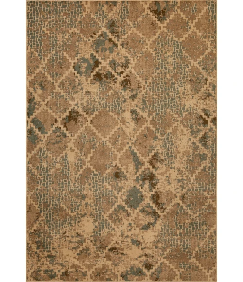 Kas Heritage 9376 Ivory/Blue Trellis Area Rug 5'3" x 7'8"