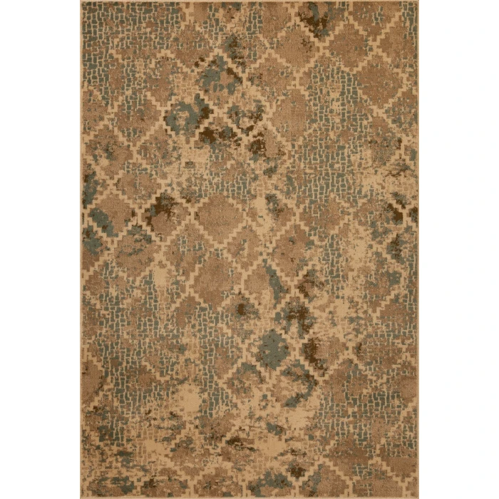 Kas Heritage 9376 Ivory/Blue Trellis Area Rug 5'3" x 7'8"