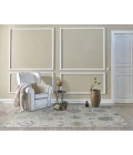 Kas Hudson 2461 Ivory Chandler Area Rug 2'3" x 8' Runner