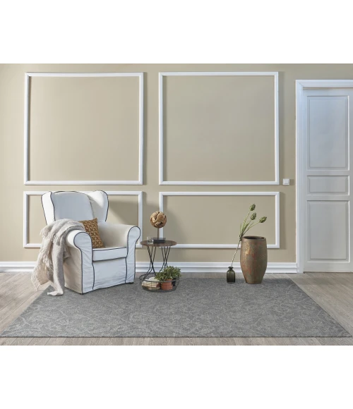 Kas Hudson 2462 Grey Savannah Area Rug 8' x 11'