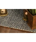 Kas Hudson 2463 Grey/Black Retreat Area Rug 6'6" x 9'6"