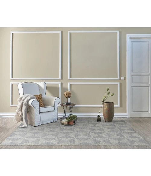 Kas Hudson 2464 Ivory Tribeca Area Rug 2'3" x 8' Runner