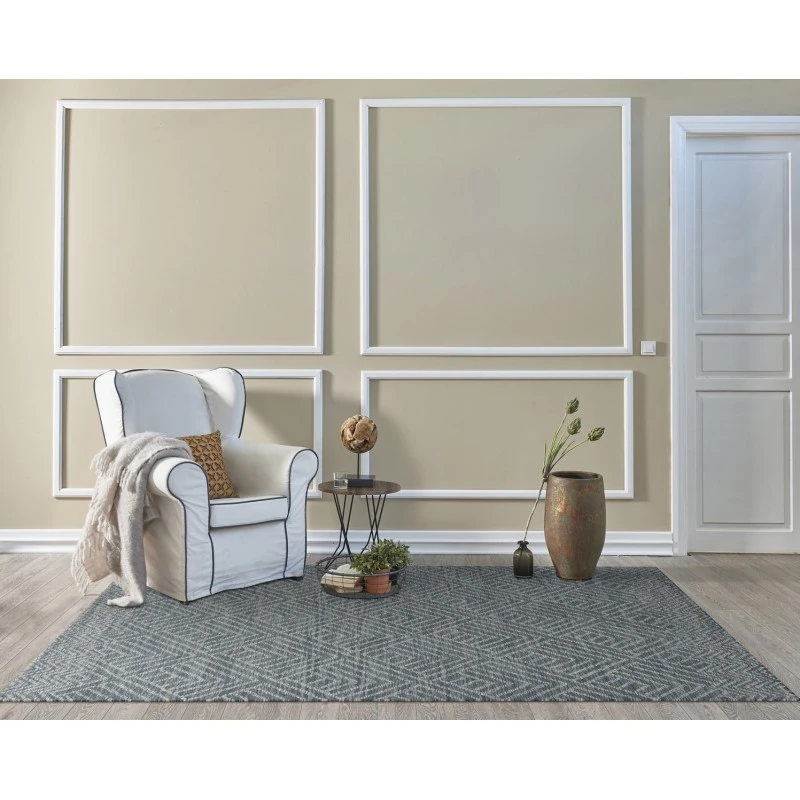 Kas Hudson 2465 Denim Sutton Area Rug 5' x 7'