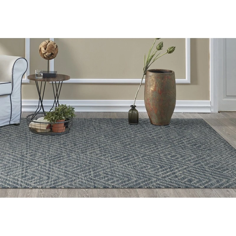 Kas Hudson 2465 Denim Sutton Area Rug 5' x 7'