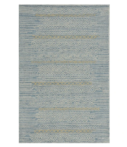 Kas Hudson 2466 Blue Boho Area Rug 6'6" x 9'6"