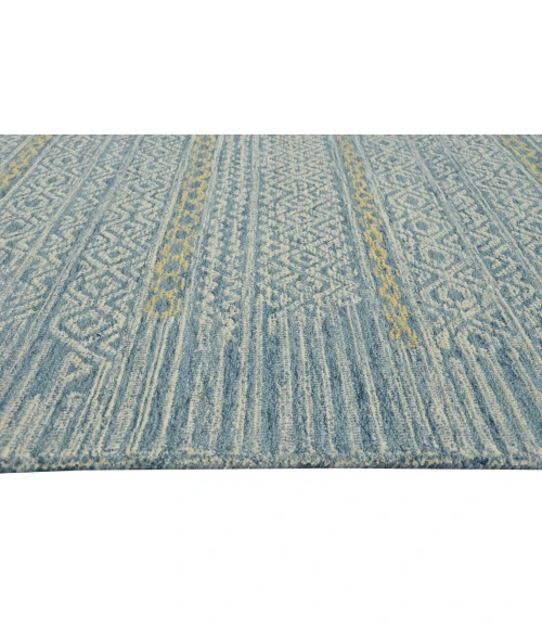 Kas Hudson 2466 Blue Boho Area Rug 6'6" x 9'6"