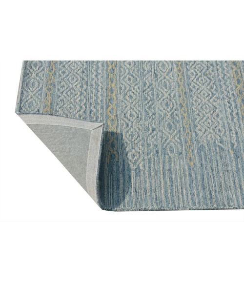 Kas Hudson 2466 Blue Boho Area Rug 6'6" x 9'6"