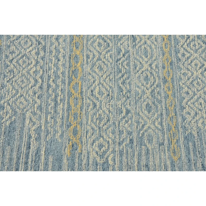 Kas Hudson 2466 Blue Boho Area Rug 5' x 7'