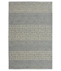Kas Hudson 2467 Blue/Grey Mosaic Area Rug 5' x 7'