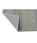 Kas Hudson 2467 Blue/Grey Mosaic Area Rug 5' x 7'