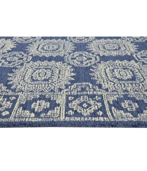 Kas Hudson 2469 Navy Suzani Area Rug 9' x 13'