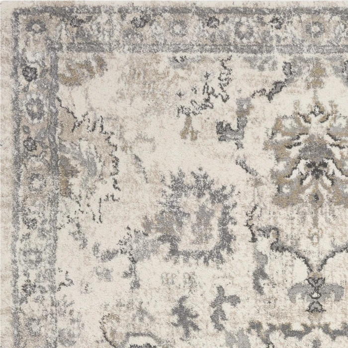 Kas Hue 4707 Ivory Farrah Area Rug 2'2" x 7'6" Runner
