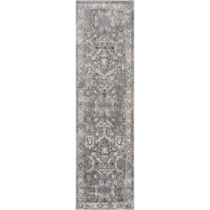 Kas Hue 4708 Grey Farrah Area Rug 2'2" x 7'6" Runner
