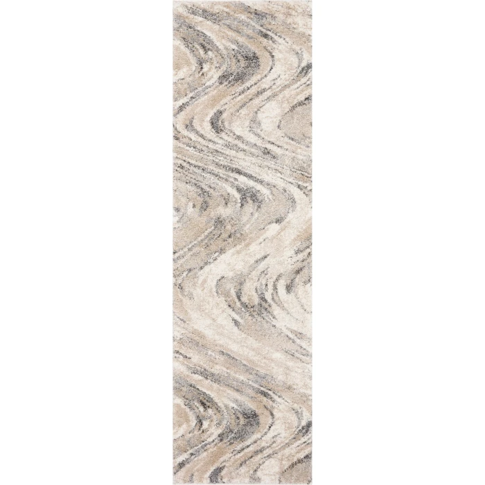 Kas Hue 4752 Natural Groove Area Rug 2'2" x 7'6" Runner
