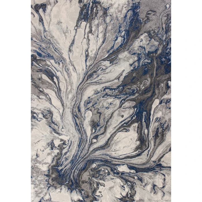 Kas Illusions 6202 Grey Watercolors Area Rug 6'7" x 9'6"