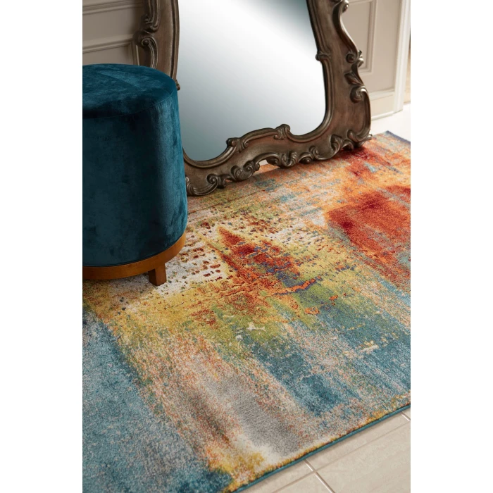 Kas Illusions 6204 Multi Luminous Area Rug 9'10" x 13'2"