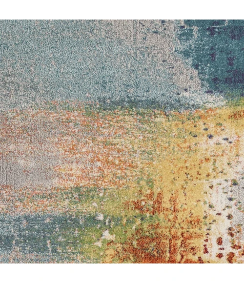 Kas Illusions 6204 Multi Luminous Area Rug 7'10" x 10'10"