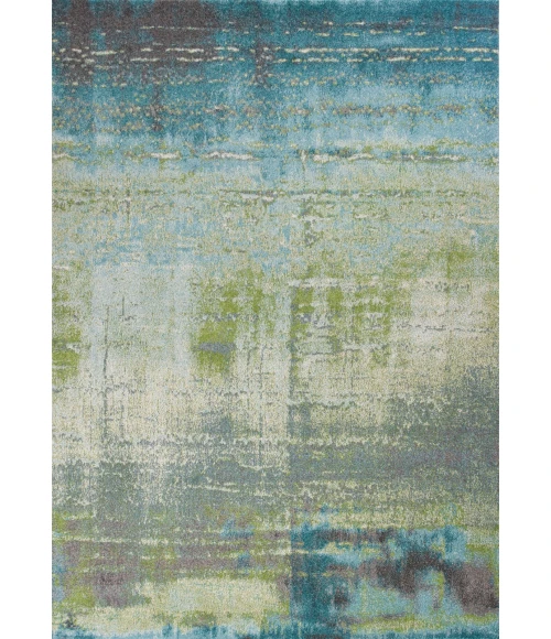 Kas Illusions 6206 Blue/Green Escape Area Rug 3'3" x 4'11"