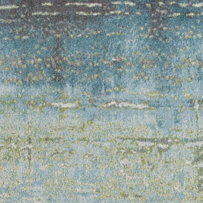 Kas Illusions 6206 Blue/Green Escape Area Rug 9'10" x 13'2"