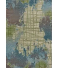 Kas Illusions 6207 Green/Blue Visions Area Rug 3'3" x 4'11"
