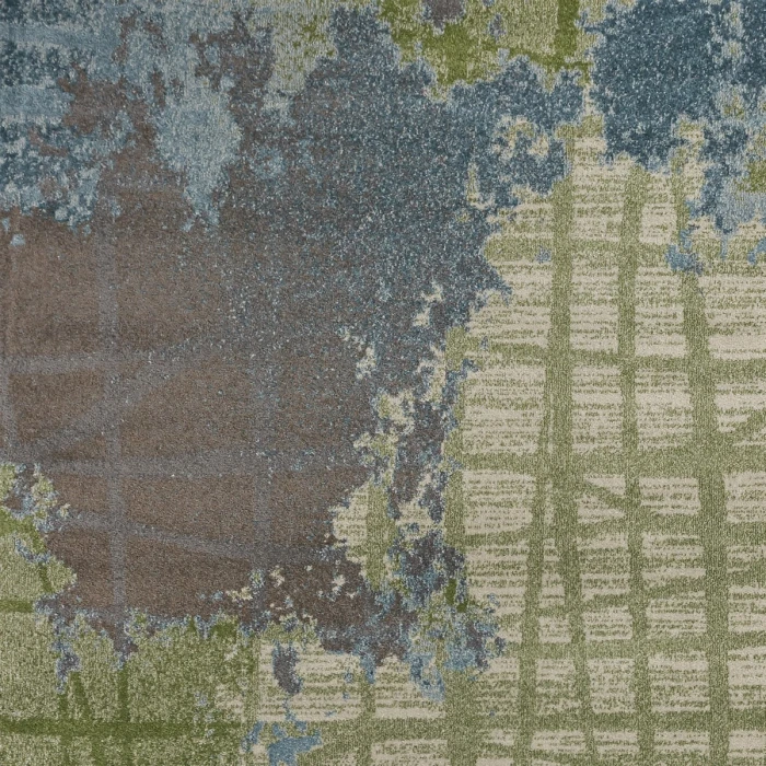 Kas Illusions 6207 Green/Blue Visions Area Rug 7'10" x 10'10"
